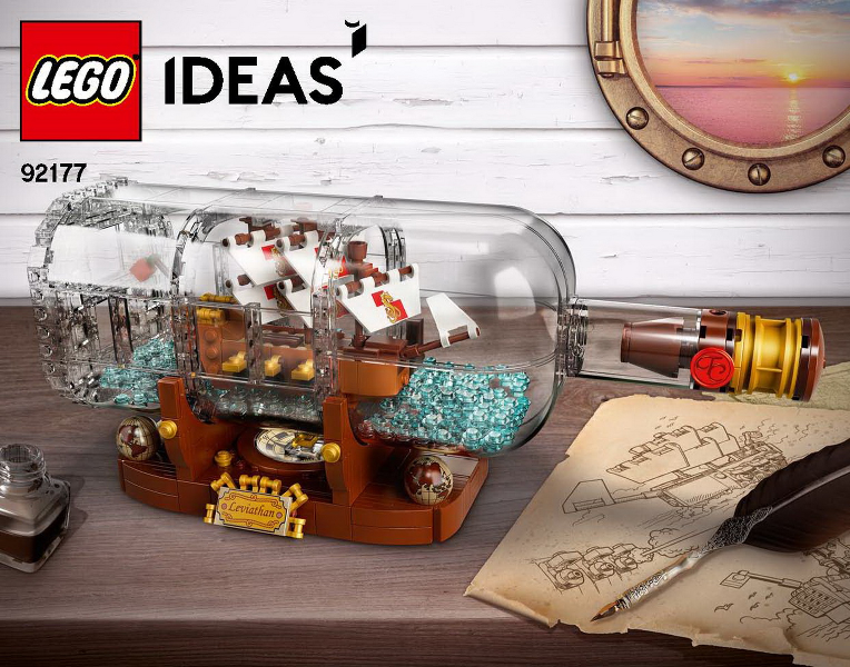 BrickLink - Set 92177-1 : LEGO Ship in a Bottle {Reissue} [LEGO 