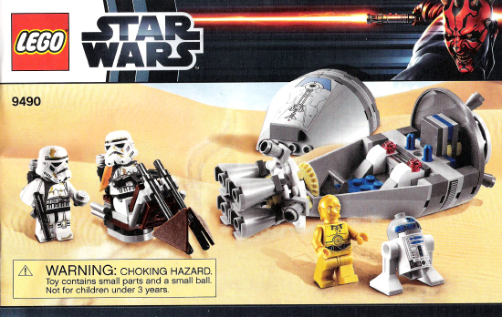 BrickLink - Set 9490-1 : LEGO Droid Escape [Star Wars:Star Wars 