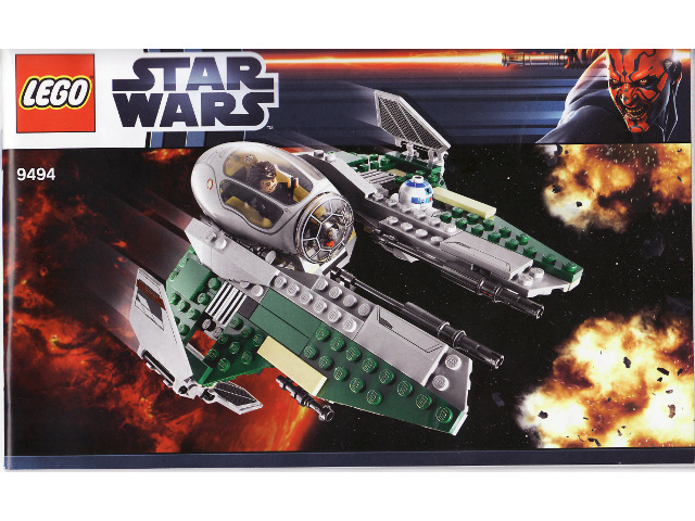 LEGO 9494 Anakins Jedi Interceptor Star Wars STICKER SHEET