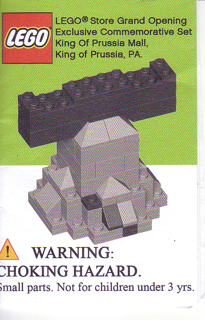 LEGO Store Grand Opening Exclusive Set, King of Prussia Mall, PA