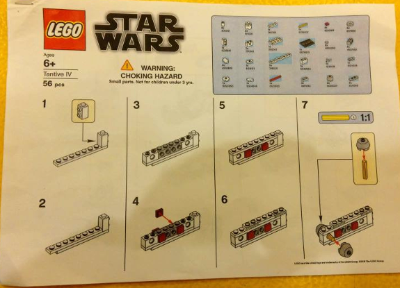 LEGO Brand Store Exclusive Build - Star Wars Tantive IV