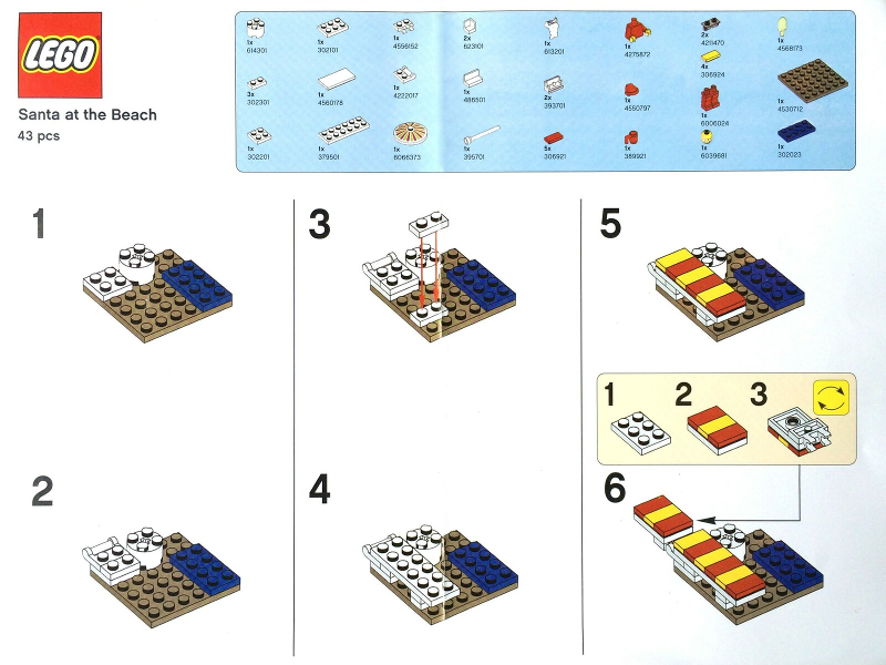 Toys "R" Us Exclusive Build - Santa at the Beach
