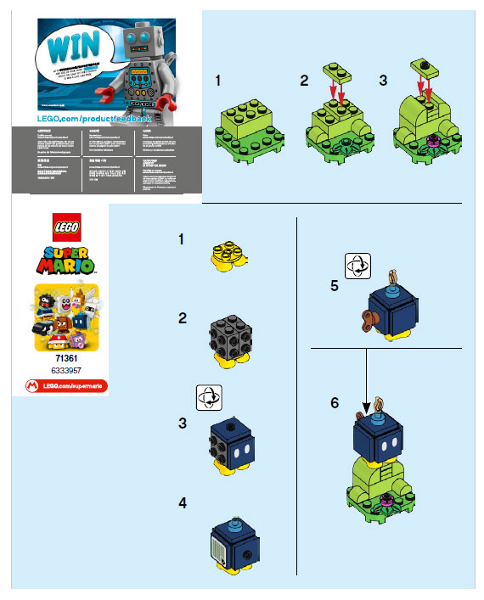 Bob-omb, Super Mario, Series 1 (Complete Set)