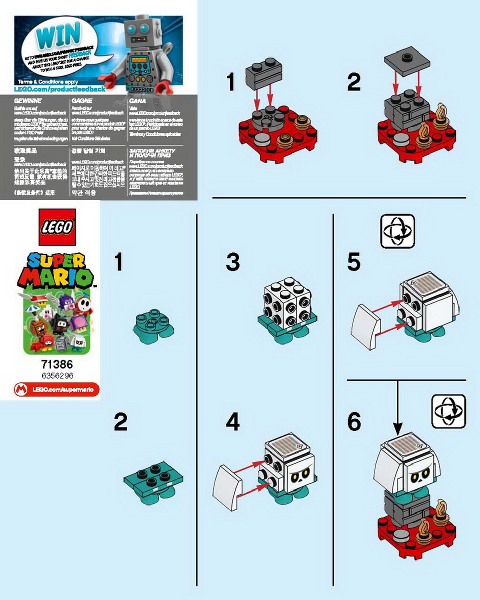 Bone Goomba, Super Mario, Series 2 (Complete Set)