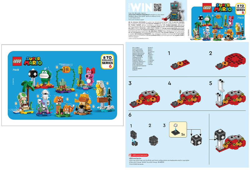 Spike, Super Mario, Series 6 (Complete Set)