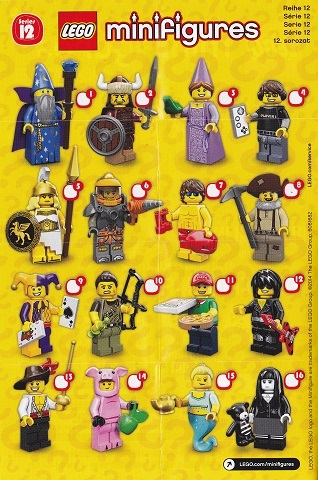 Jester, 12 (Complete Set with and Accessories) : Set col12-9 BrickLink