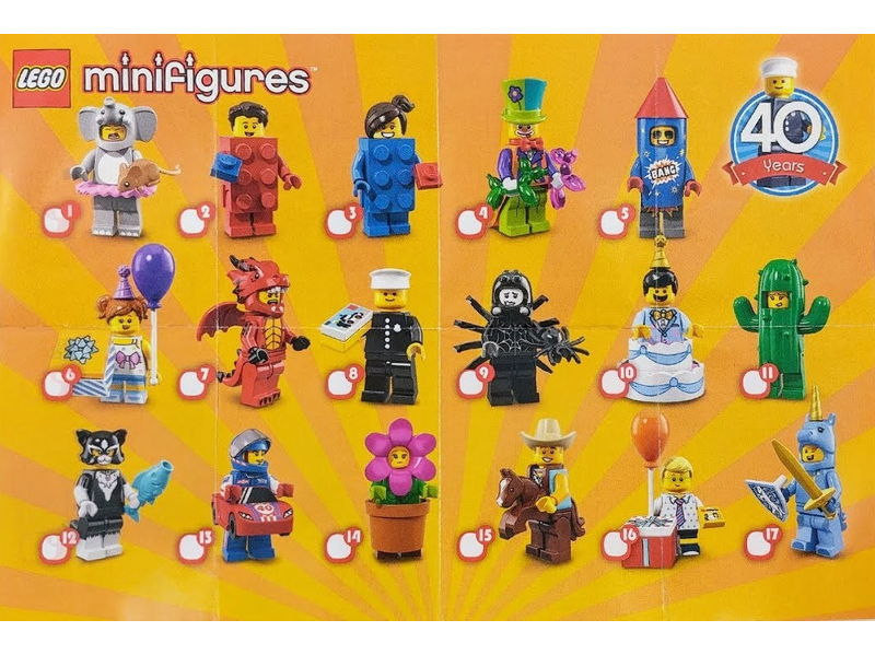 Brick Suit Girl, Series 18 (Complete Set with Stand and Accessories)