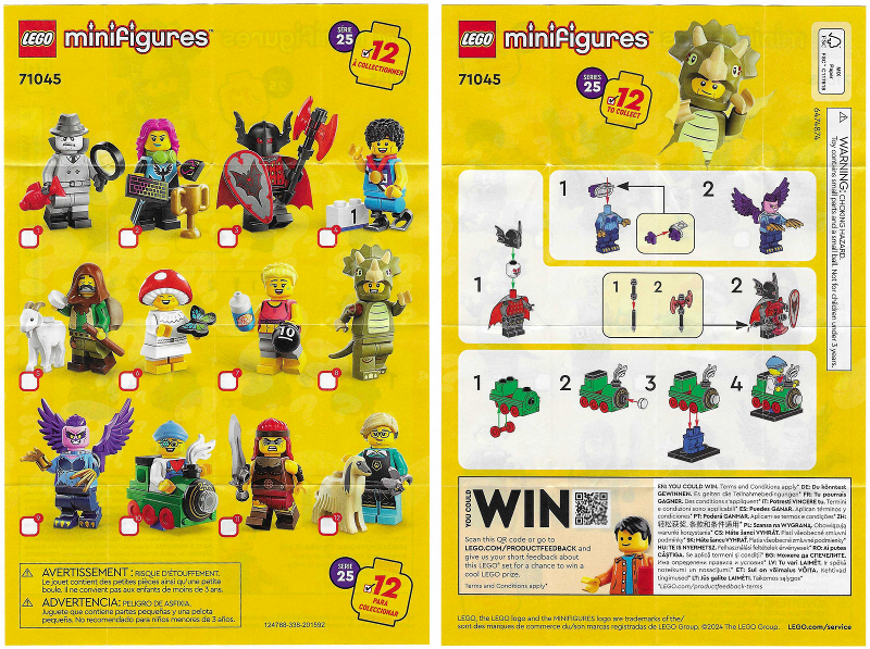 Triceratops Costume Fan - LEGO Minifigures Series 25 71045-8