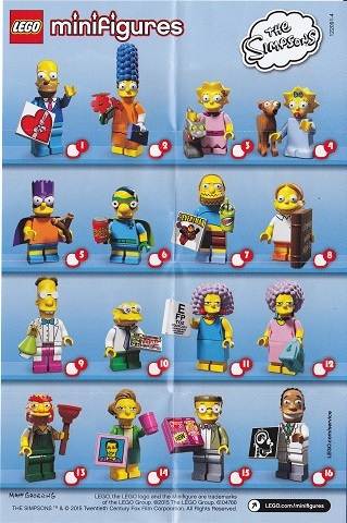 Lego simpsons instructions hot sale