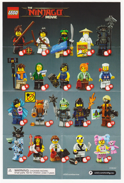 LEGO Ninjago Movie Minifigures Series 71019 Shark Army General #1 coltlnm11