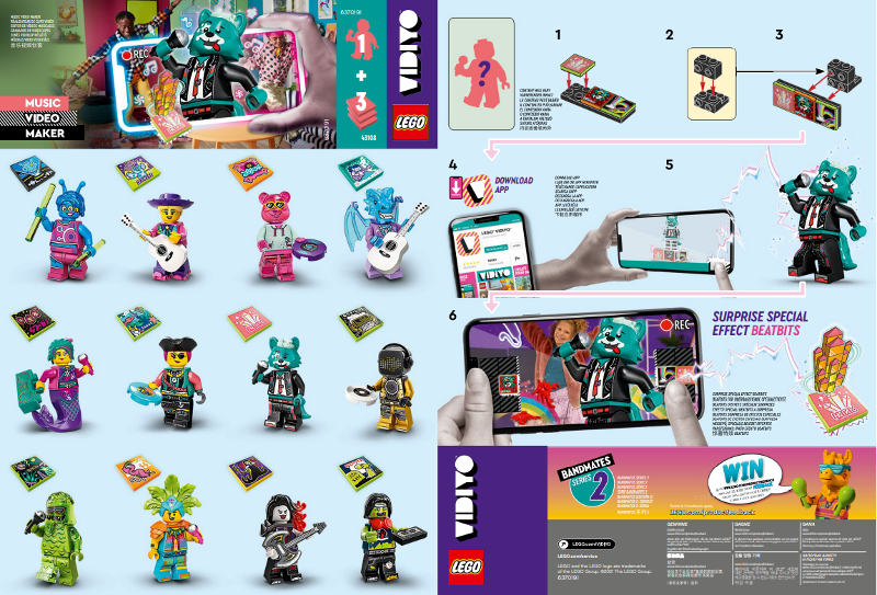 Karaoke Mermaid, Vidiyo Bandmates, Series 2 (Complete Set with Stand and Accessories)