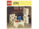 Instruction No: 270  Name: Grandfather Clock, Chair and Table