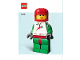 Instruction No: 40819  Name: Up-Scaled Racing Driver Minifigure