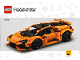 Instruction No: 42196  Name: Lamborghini Huracán Tecnica Orange
