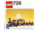 Instruction No: 726  Name: 12V Western Train with 2 Wagons and Cowboys