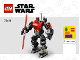 Instruction No: 75411  Name: Darth Maul Mech