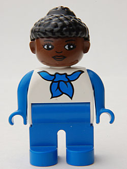 lego minifigure curly hair