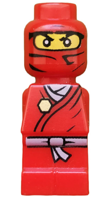 Lego Ninjago Kai Mikrofigur in rot 85863pb054 Neu Ninja Microfig Microfigure 