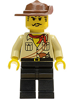 LEGO Minifig Johnny Thunder Desert ref adv010 /set 5986 5987 5956 5958 1370... 
