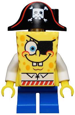 Lego 1 x Beine Hose 970c90pb02  beige bunt bedr SpongeBob Patrick 