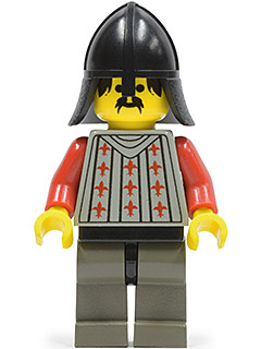 6028 6029 9376 Knight 1 LEGO @@ Minifig cas023 @@ Fright Knights Dragon 