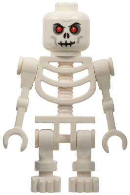 LEGO ® Minifigur Skeleton Warrior 1 black Burg Castle Fantasy Era cas327