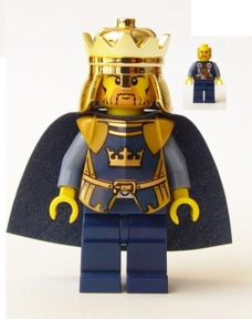 BrickLink - Minifig cas332 : Lego Fantasy Era - Crown King with Cape  [Castle:Fantasy Era] - BrickLink Reference Catalog