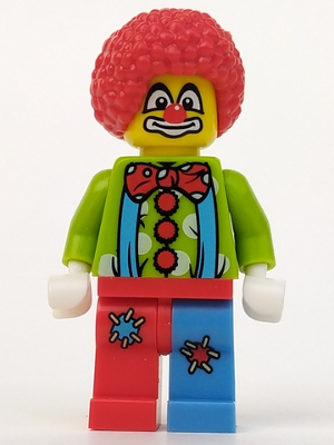 Lego Minifigure Clown face with Mohawk 