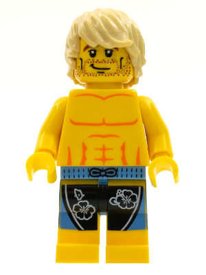 Åben hektar betale Surfer, Series 2 (Minifigure Only without Stand and Accessories) :  Minifigure col031 | BrickLink