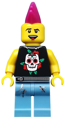Punk Rocker, Series 4 (Minifigure Only without Stand and Accessories) Minifigure | BrickLink