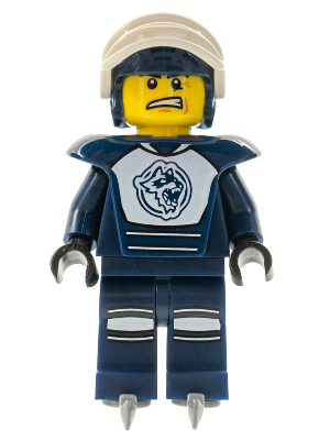 LEGO-MINIFIGURES SERIES 4 X 1 HOCKEY STICK FOR THE HOCKEY PLAYER SERIES 4 PARTS 