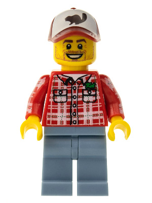Lego Mini Figure Lumberjack 