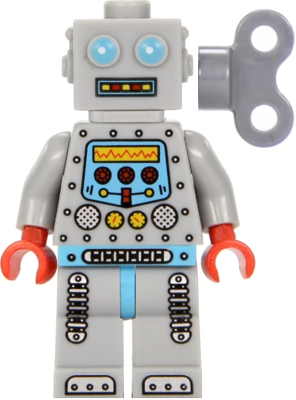 inc Stand & Free Gift! Details about   NEW Lego CMF Series 6 Clockwork Robot col06-7 