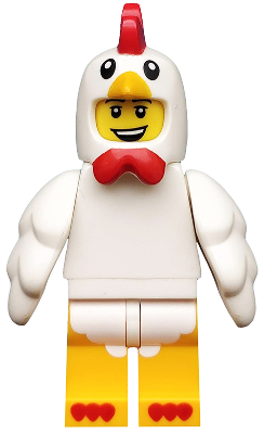 LEGO da collezione Mini figura SERIE 9 Vestito Da Pollo Guy 71000-7 COL135 R1001 