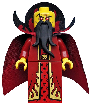 BrickLink Minifigure col204 : LEGO Evil Wizard, Series 13 (Minifigure Only without Stand and Accessories) [Collectible Minifigures:Series 13 Minifigures] - BrickLink Reference Catalog