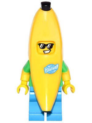 LEGO-MINIFIGURES SERIES 16 X 1 COSTUME FOR THE BANANA SUIT GUY SERIES 16 PARTS 