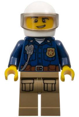 LEGO New Mountain Police City Officer Minifigure with Handcuffs