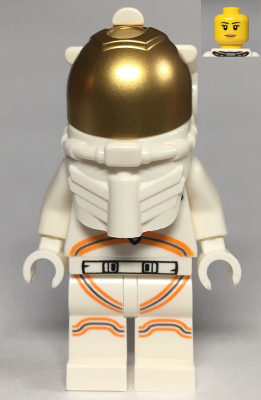 Lego orange spaceman discount bricklink