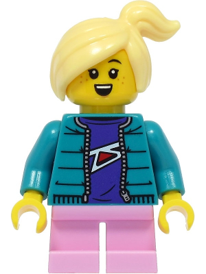 LEGO Minifigure Legs short Bright Pink girl kid New! 