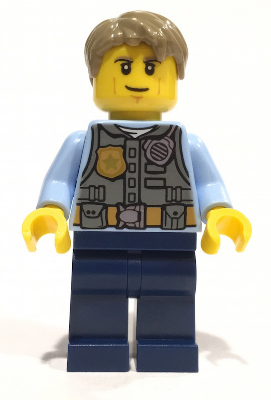 NEW LEGO CHASE MCCAIN FROM SET 71266 POLICE DIM047