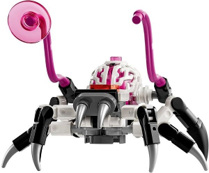 Cyber Brain Spider - 6 Legs, Magenta Appendages : Minifigure