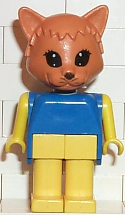 Fabuland Figure Cat Minifigure fab3e BrickLink