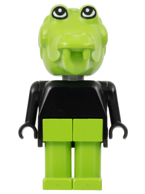 Lego x585c01 Fab4b Fabuland Personnage Figure Crocodile 3639 3647 3721 3643 TBE 