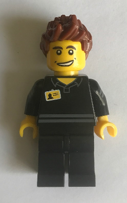 Store Employee (100 LEGO Stores - North Printing) : Minifigure gen132 BrickLink