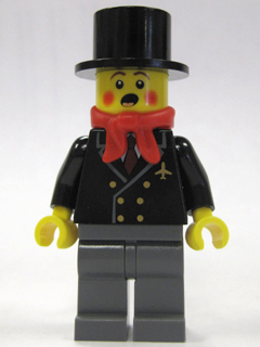 Open / Closed Mouth yellow x5-10249 Caroler Town NEW LEGO Figure Head 