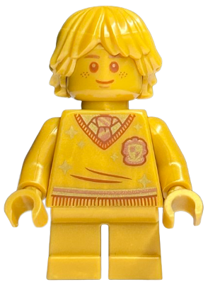 M2 Lego Harry Potter Minifigure ~ HP294 ~ Ron Weasley Pearl Gold ~ New ~ 