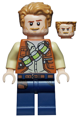 LEGO Jurassic World Owen Grady Minifigure from 75930 Bagged 