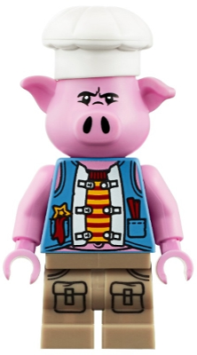 mk011 New lego pigsy-blue vest from set 80010 monkie kid