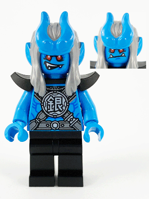 Silver Horn Demon (Yin) : Minifigure mk025 | BrickLink