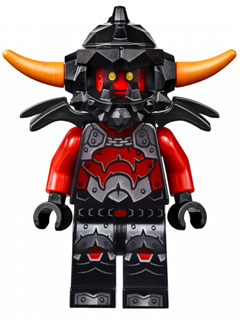 Orange Horns NEX005 LEGO NEW MINIFIG Nexo Knights Ash Attacker 